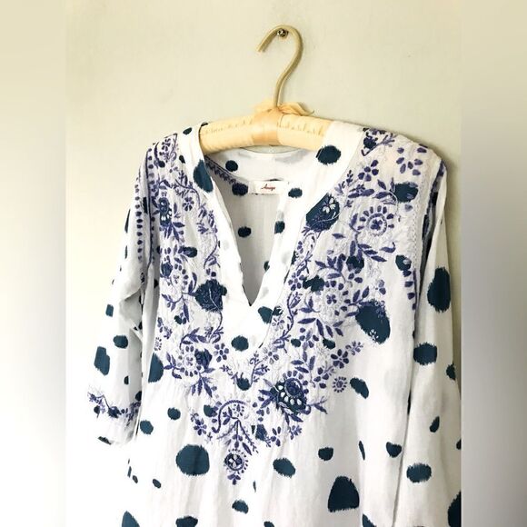 Amaya | white embroidered tunic - Picture 5 of 8